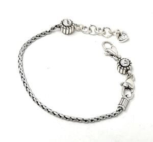 Brighton Twinkle Crystal Slide Add A Charm bracelet